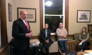 Mark Fisher speaks before the CRTC.